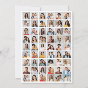 Carte Créez votre propre 54 photo Collage de voeux
