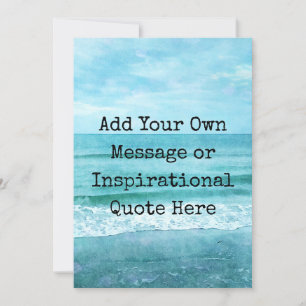 Carte Créez Votre Propre Citation Inspirante Motivationn