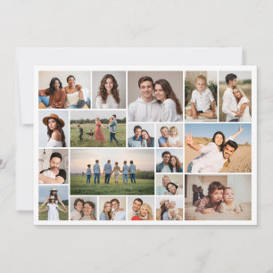 Carte Créez votre propre collection de photos 20 salutat