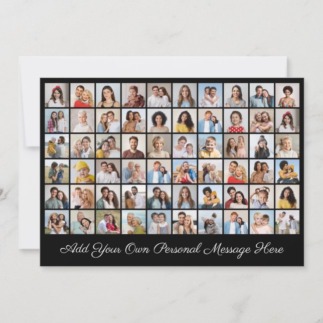 Carte Créez votre propre collection de photos de 60 Ajou (Devant)