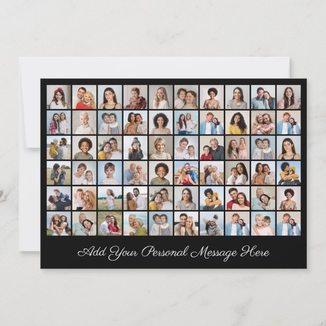 Carte Créez votre propre collection de photos de 60 Ajou (Devant)