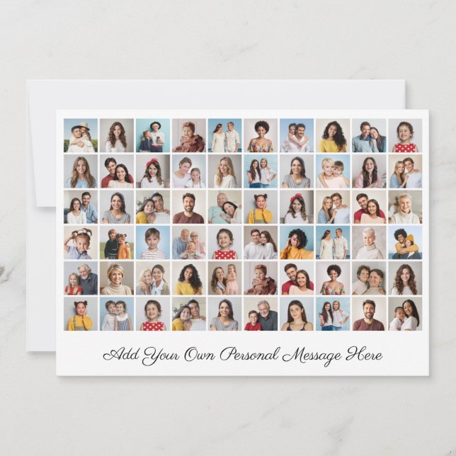Carte Créez votre propre collection de photos de 60 Ajou (Devant)