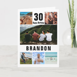 Carte Créez votre propre collection photo Anniversaire