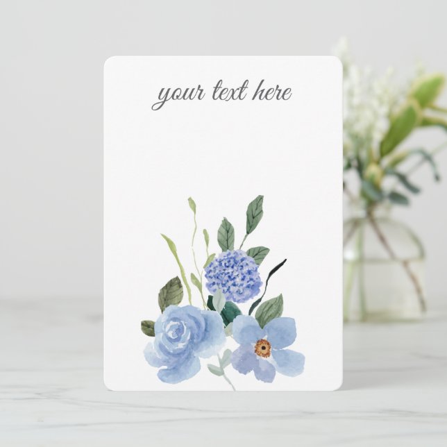 Carte Créez votre propre conception personnalisée (Debout devant)