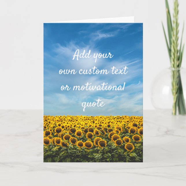 Carte Créez votre propre devis personnalisé - Fleurs de  (Devant)