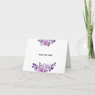Carte Créez Votre Propre Fleur