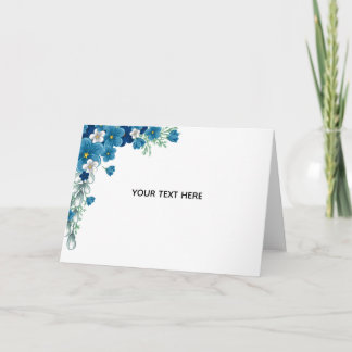 Carte Créez Votre Propre Floral