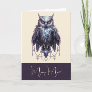 Carte Créez votre propre hibou bijoux