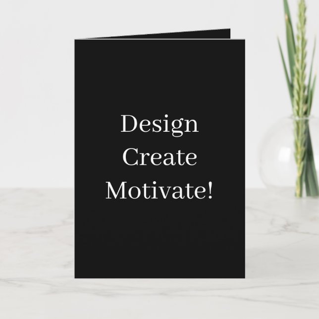 Carte Créez votre propre motivation (Devant)