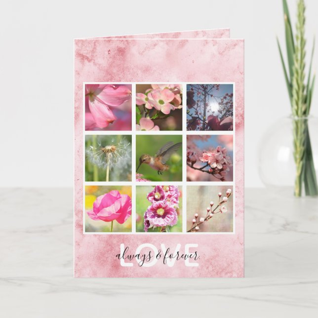 Carte Créez votre propre photo Collage Love (Devant)