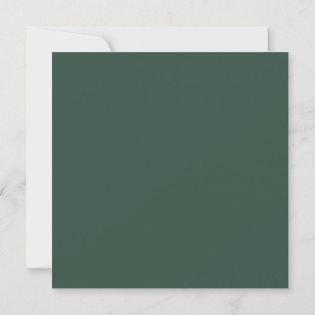 Carte Créez votre propre vert personnalisé (Devant)