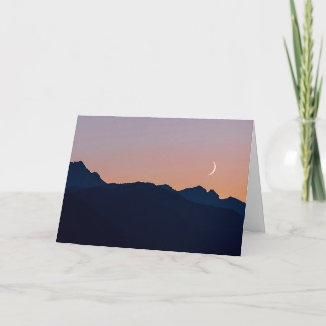 Carte Crescent Moon & Vénus | Seabeck, Washington (Devant)