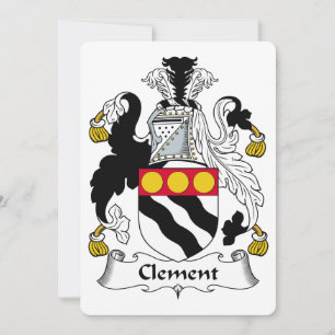 Carte Crest de la famille Clement
