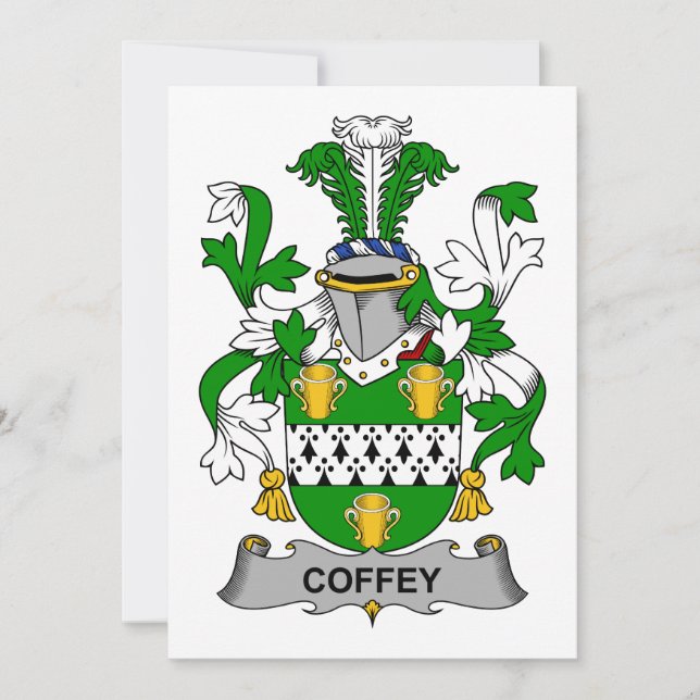 Carte Crest de la famille du café (Devant)