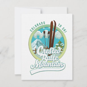 Carte Crested Butte Mountain Colorado Ski logo