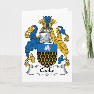 Carte Crête de famille de Cooke