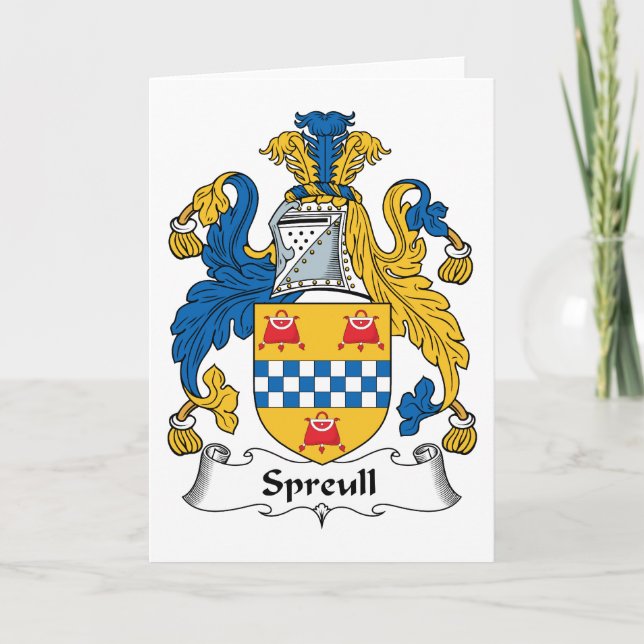 Carte Crête de la famille (Devant)