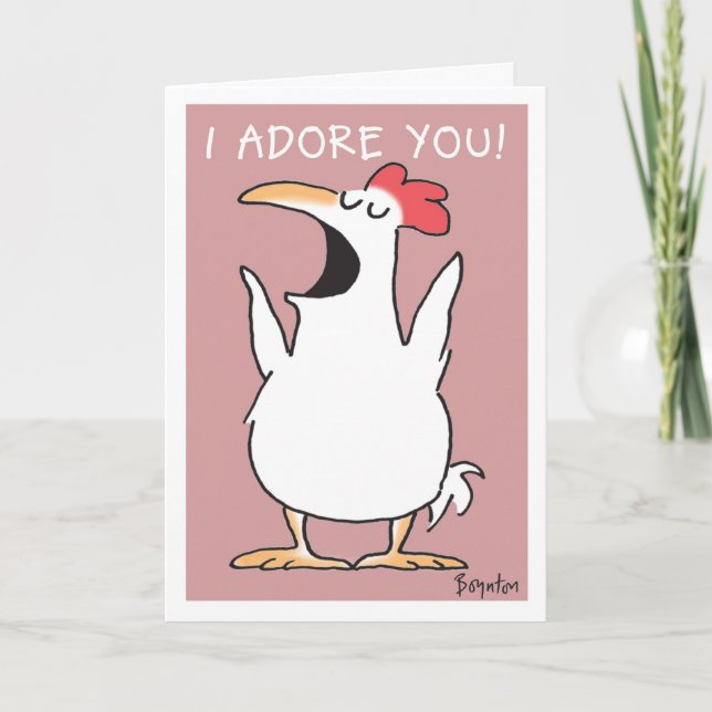 CARTE CRIER DU POULET (Devant)