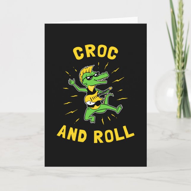 Carte Croc Et Rouleau (Devant)
