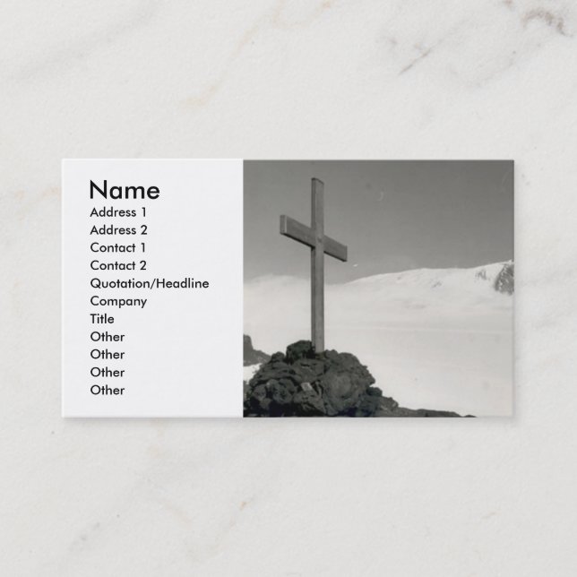 Carte croisée (Devant)
