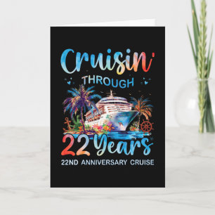 Carte Croisière à travers 22 ans Croisière du 22e annive