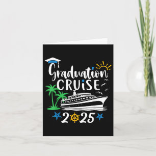 Carte Croisière d'anniversaire 2025 Bateau Famille Vacat