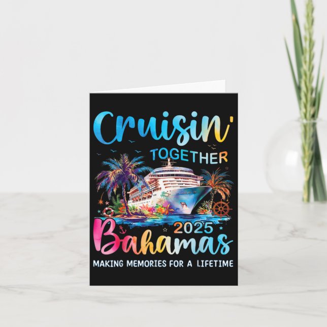 Carte Croisière en famille aux Bahamas 2025 Croisière Ba (Devant)