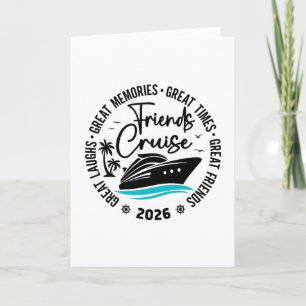 Carte Croisière entre amis 2026 Grands souvenirs de vaca