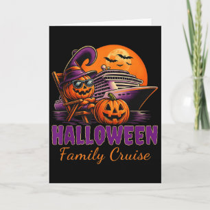 Carte Croisière familiale Halloween en famille croisière