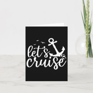 Carte Croisière pour hommes femmes enfants vacances été 