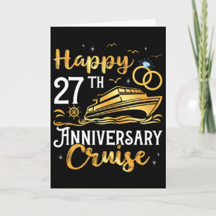 Carte Croisière pour le 27e anniversaire de mariage Voya