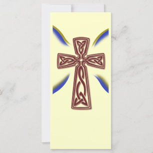 Carte Croix celtique - signet