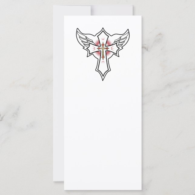 Carte Croix chrétienne (Devant)