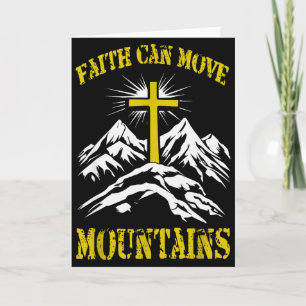 Carte Croix Chrétienne La Foi Peut Déplacer Des Montagne