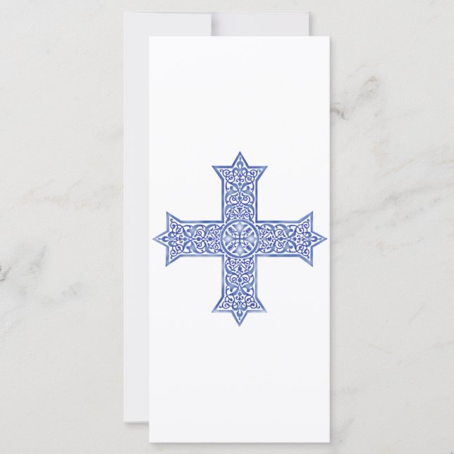 Carte Croix copte (Devant)