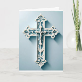 Carte Croix crucifix chrétien catholique