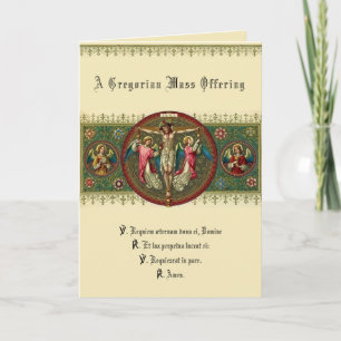 Carte Croix de l'Offrande de la Messe de Sympathie Catho