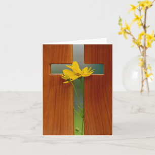 Carte Croix de Pâques joyeuse