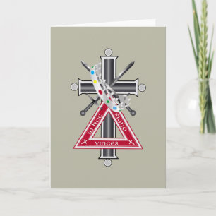 Carte Croix freemasonique