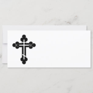Carte Croix orthodoxe