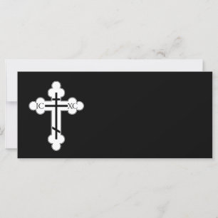 Carte Croix orthodoxe