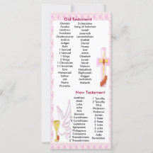 Croix rose Bible marque de livre Communion Signet