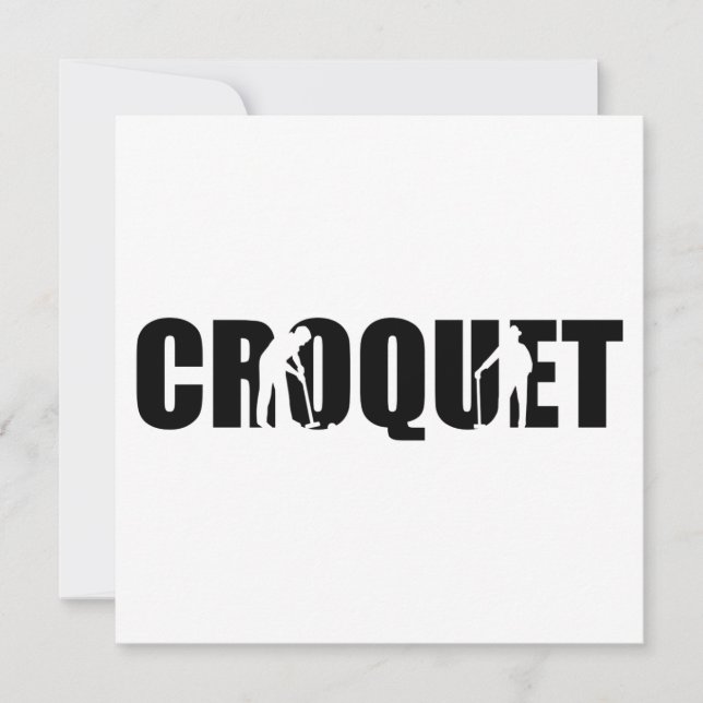 Carte Croquet (Devant)