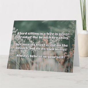 Carte Croyance Empath Citation d'encouragement positif