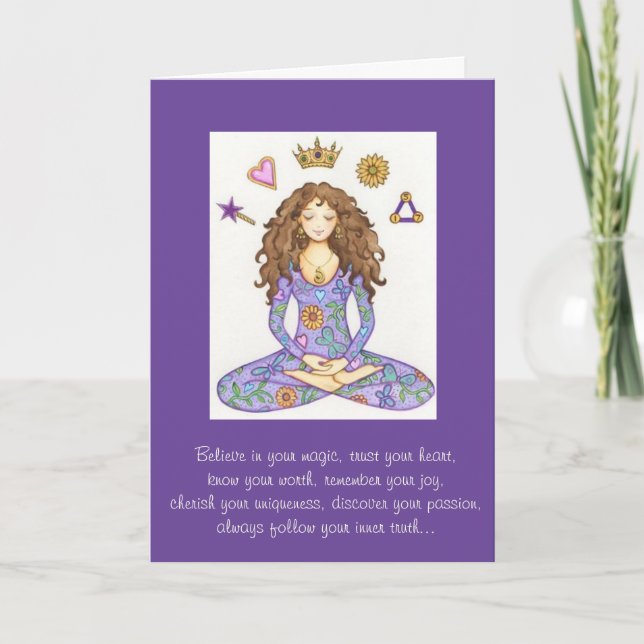 Carte "Croyez en votre magie" (Devant)