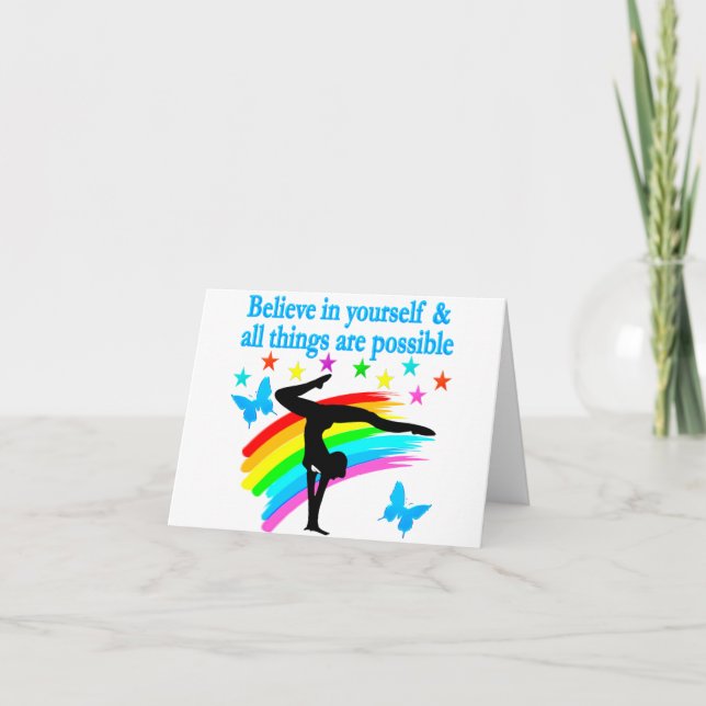 CARTE CROYEZ EN VOUS-MÊME CITER GYMNASTIQUE (Devant)