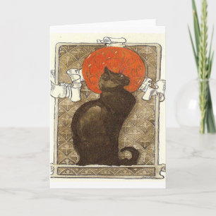 Carte cru de Français de chat noir