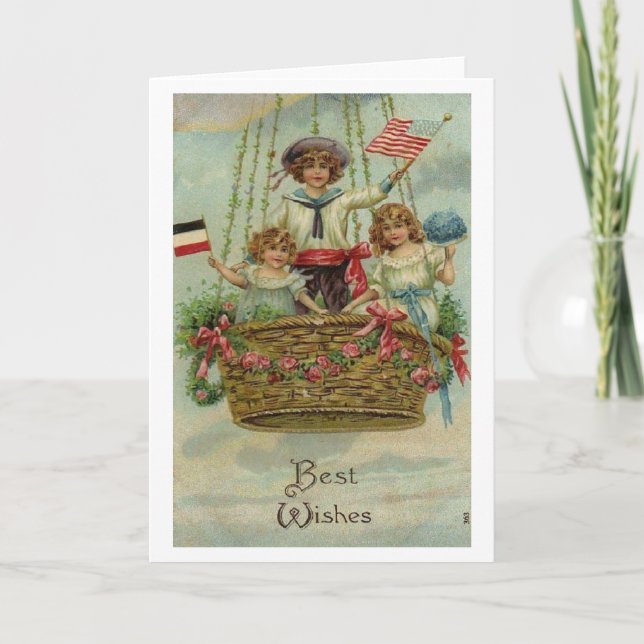 Carte Cru - patriotique meilleurs voeux, (Devant)