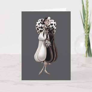 Carte Cruella De Vil   Sourire "doux"