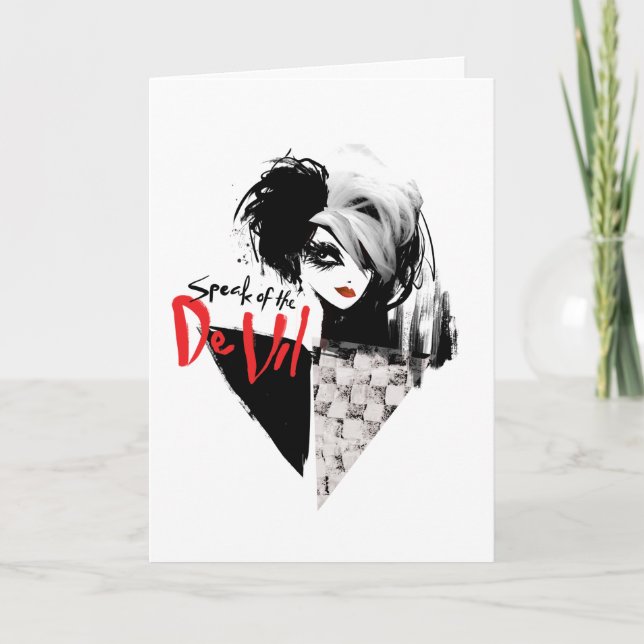 Carte Cruella | Parle du collage De Vil Diamond (Devant)